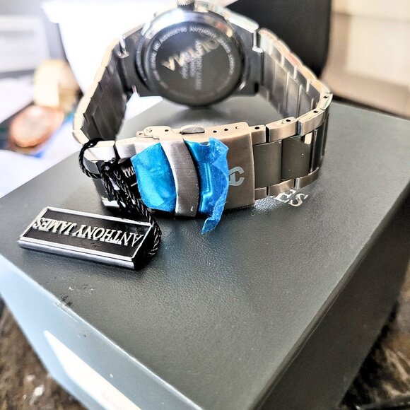 Anthony James London Vintage Men's Designer Dress Watch - Picture 5 of 6